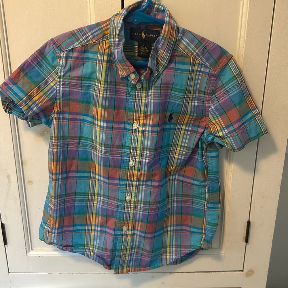 Short sleeve button down shirt